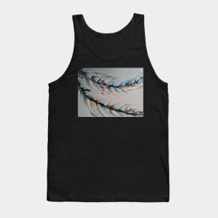 Two Feathers in Acrylic Tank Top